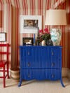 blue dresser